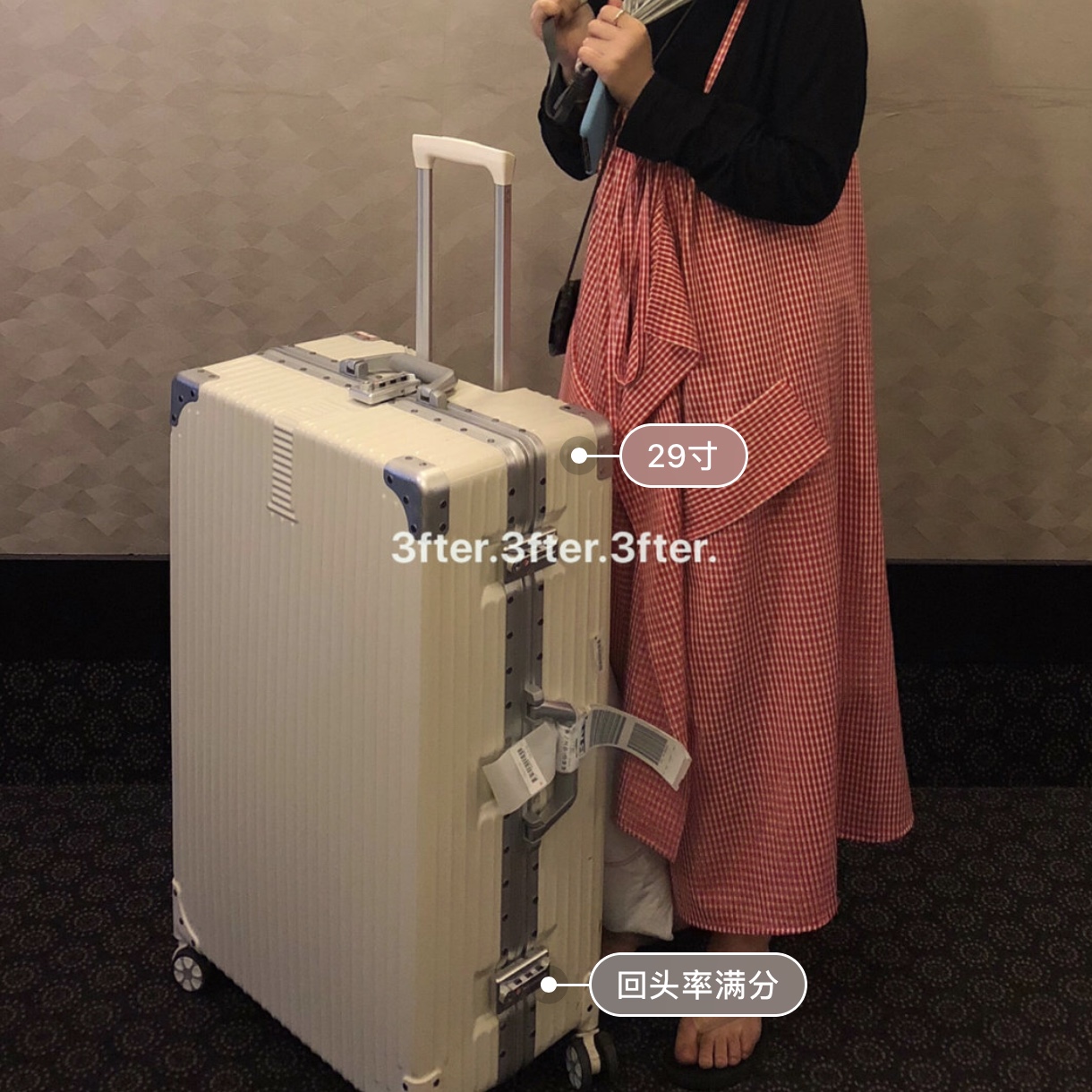 Return Rate Full Score Travel Necessary Hyperlink 29-inch Super Large Travel Necessaries Aluminum Frame Luggage for Male and Female Students