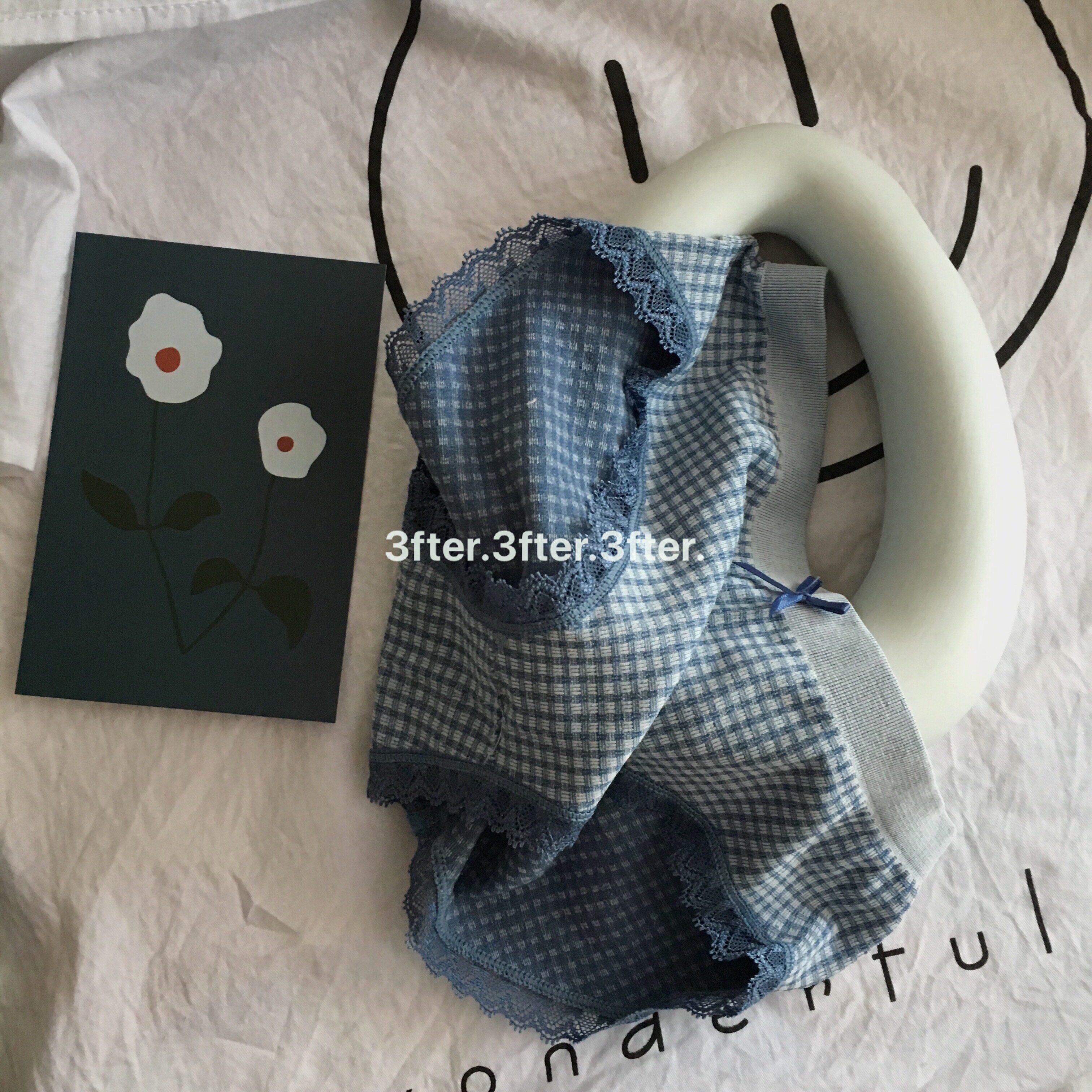 Norwegian Forest (good wear) light literary grid is well wearing classic plate stretch bar underpants and low waist girls