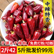 Bullet dried chili 500g spicy Sichuan Guizhou lantern pepper Medium spicy special fragrant Chaotian pepper chili powder noodles dry goods