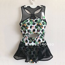 Fendi Shi Polka Dot Parrot Print Swimsuit Womens One-Piece Skirt Slim Back Sexy Hot Spring Swimsuit FS0628