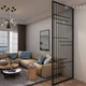 Bắc Âu tối giản trang trí phòng khách phòng bếp nhà bếp bằng sắt màn hình phân vùng nhà hàng văn phòng nhà lùn hiên - Màn hình / Cửa sổ mẫu bình phong đẹp Màn hình / Cửa sổ