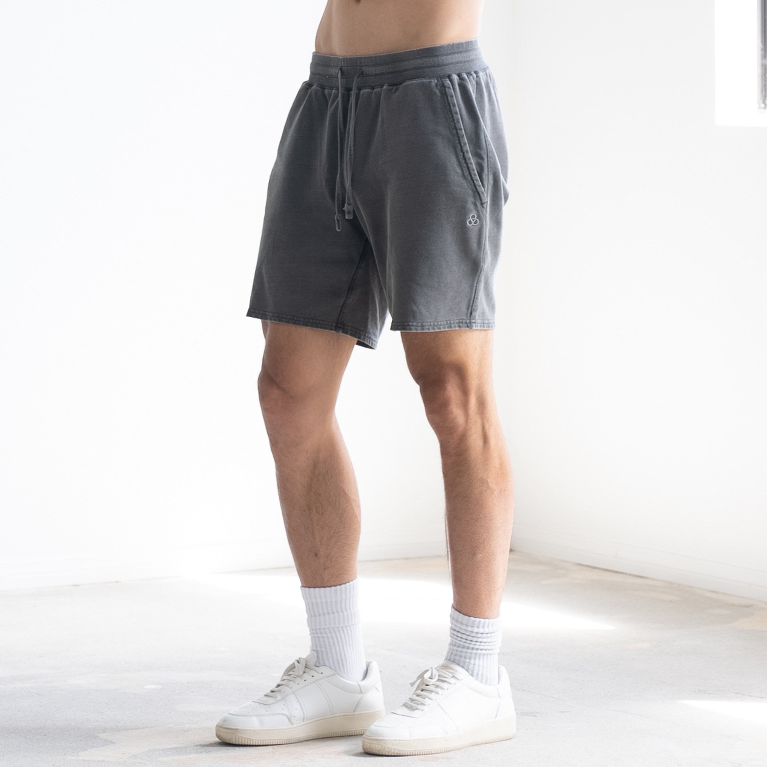 DRIOTOPIA2022 SUMMER NEW VINTAGE DISTRESSED WASHED SHORTS MEN'S ATHLETIC SLACKS VERSATILE PANTS