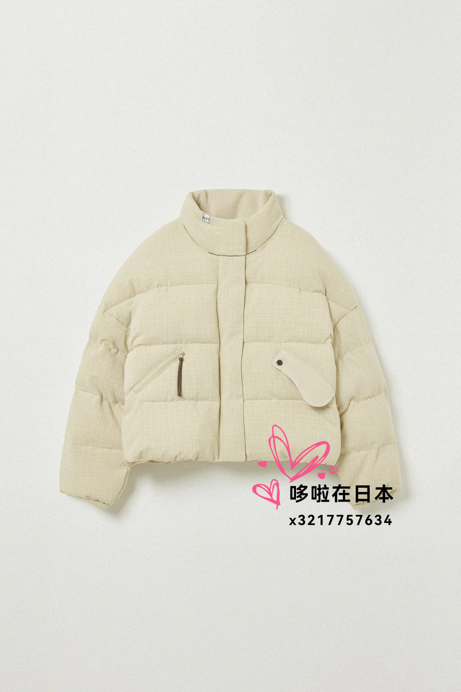 秋冬时尚必备🌟日本代购拼邮包税eaphi 外套CHECK PATTERN PUFFER