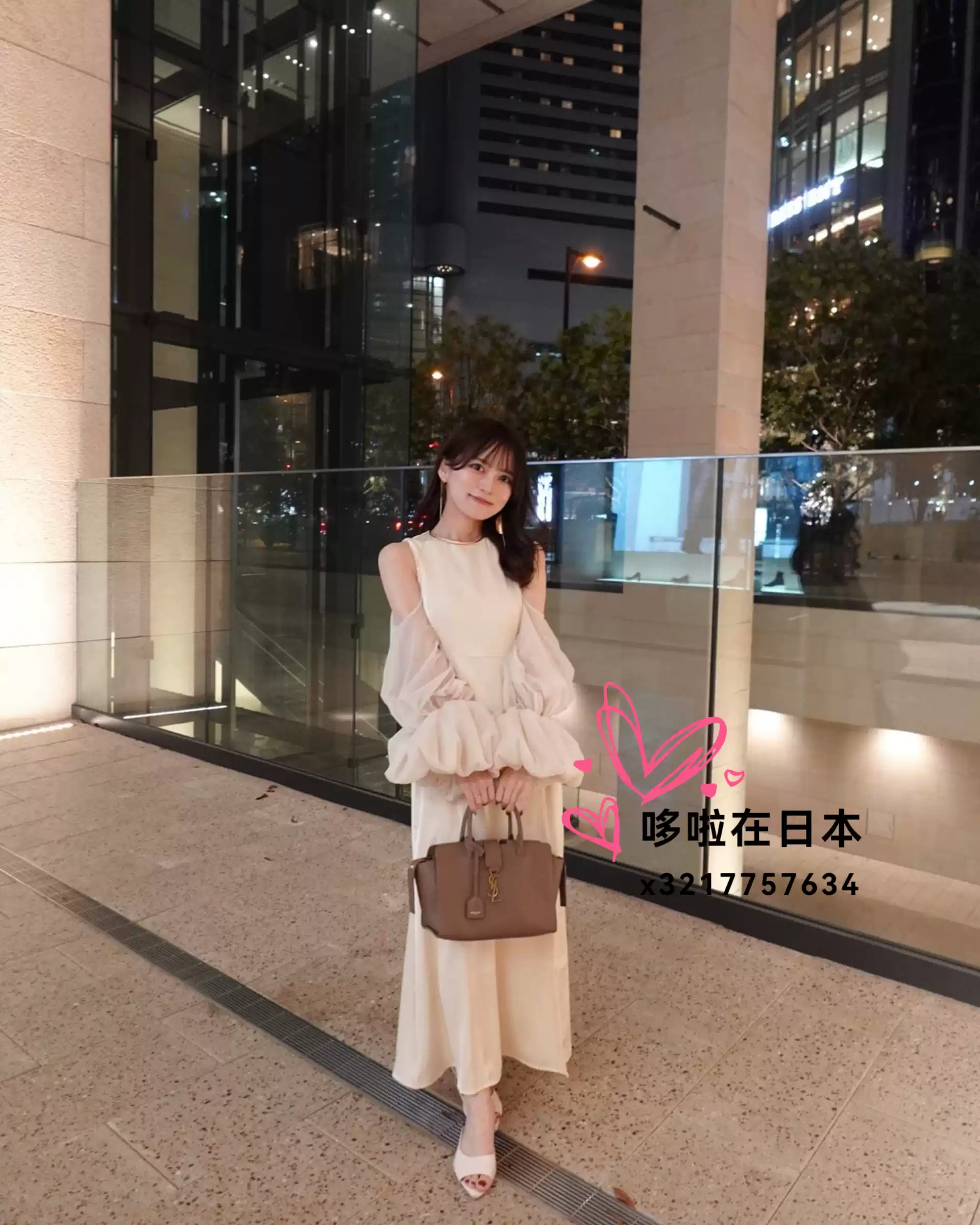 acka sheer melt sleeve dress 完売商品 【公式通販】