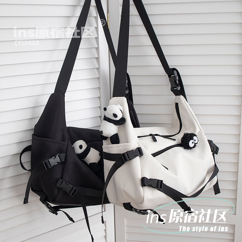 Южная Корея, промышленная установка ins, может использовать крупнотоннажную сумку-мессенджер бренда tide для мужчин и женщин, студентов колледжей, путешествующих на работу для отдыха.