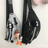 Японская спортивная брендовая нагрудная сумка для отдыха подходит для мужчин и женщин, поясная сумка для велоспорта, Южная Корея