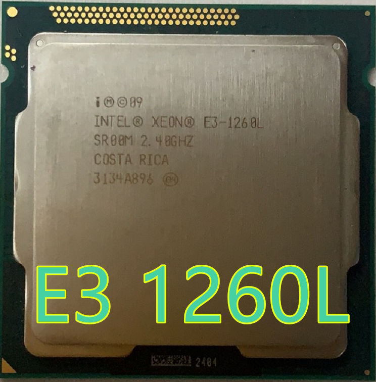 Intel Xeon E3-1260L cpu loose piece low power consumption 45W 4 core 2 4G wise frequency 3 3G