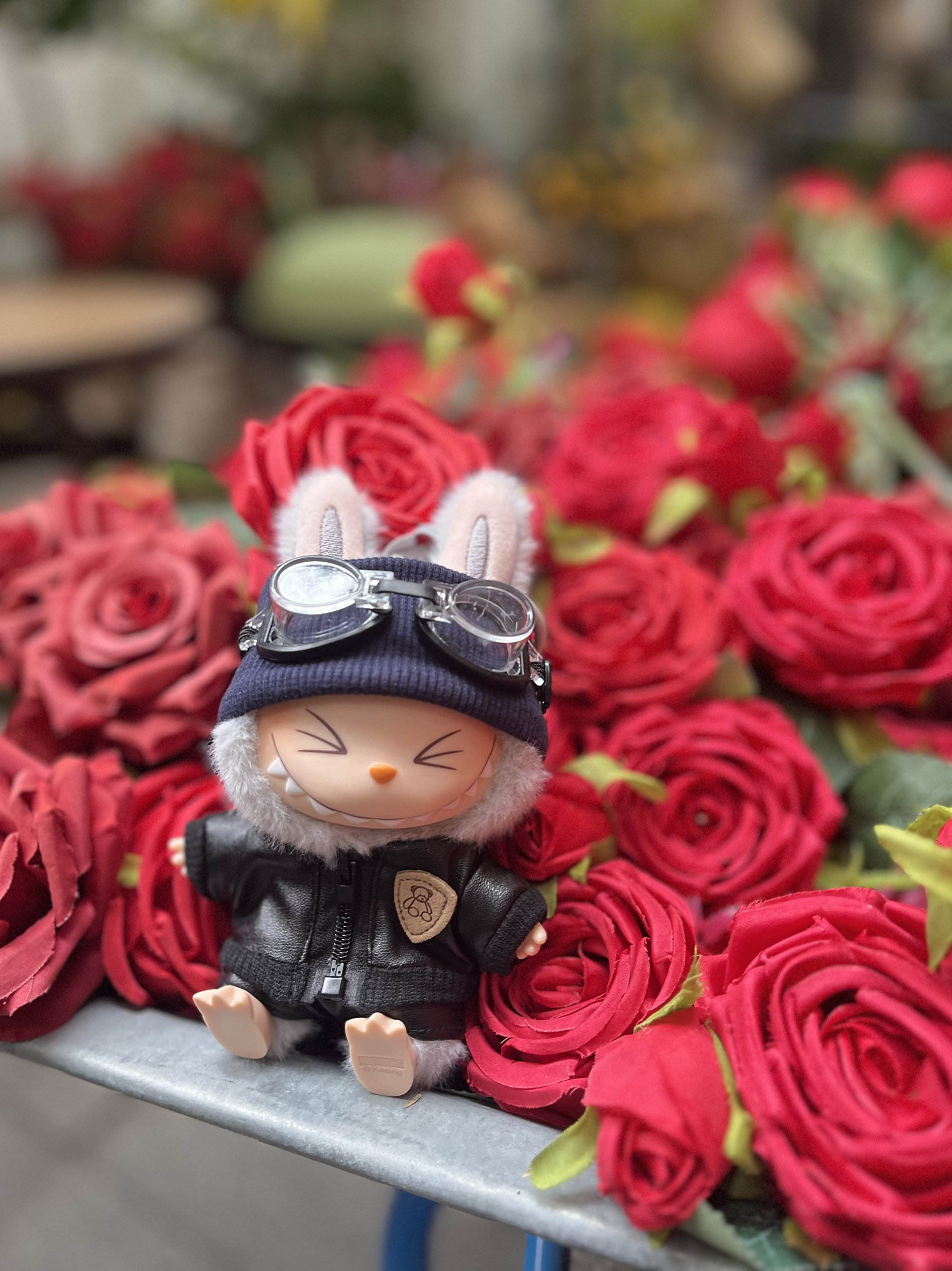 For Labubu Clothing - motorcycle fashion baby clothes cool leather clothes headband glasses 14 For Labubu Clothing - motorcycle fashion baby clothes cool leather clothes headband glasses