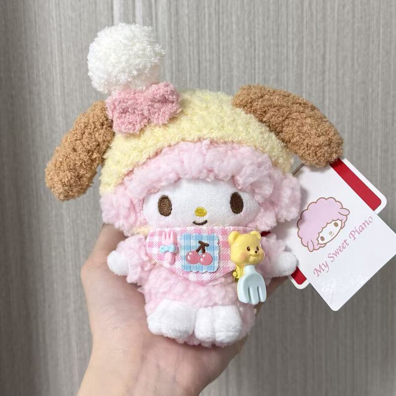 [Authentic] Sanrio Little Sheep Piano Plush Doll Toy Bag Pendant Accessory Birthday Gift