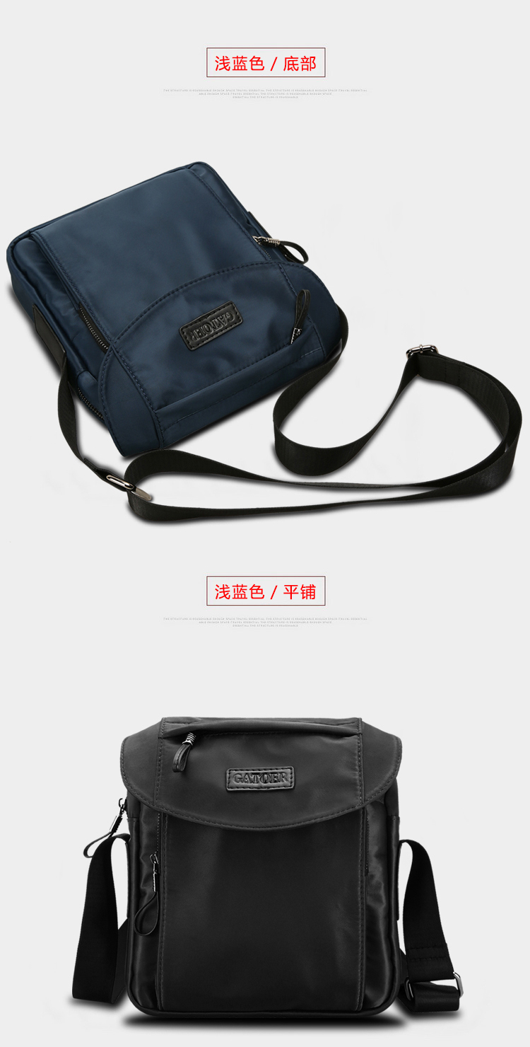 Túi đeo chéo chéo túi đeo chéo nam Hàn Quốc ba lô nam túi vải Oxford quay Messenger túi thể thao ví charles & keith