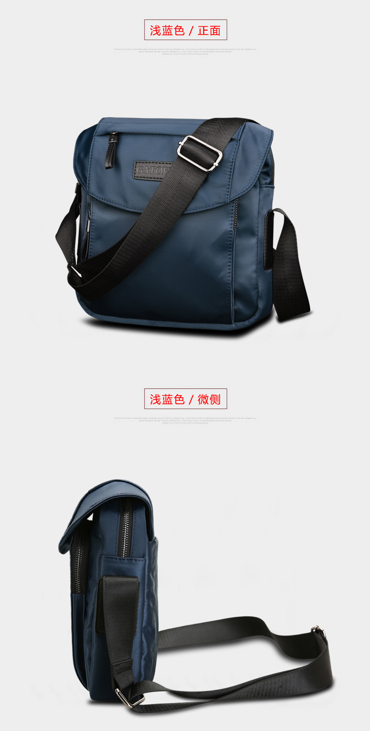 Túi đeo chéo chéo túi đeo chéo nam Hàn Quốc ba lô nam túi vải Oxford quay Messenger túi thể thao ví charles & keith