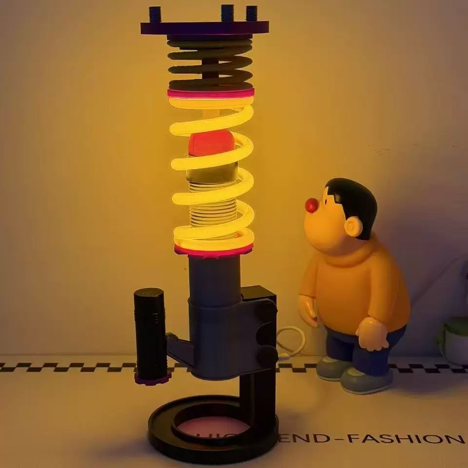 Настольная лампа, новая коллекция, амортизатор, 3D, DIY, подарок на день рождения