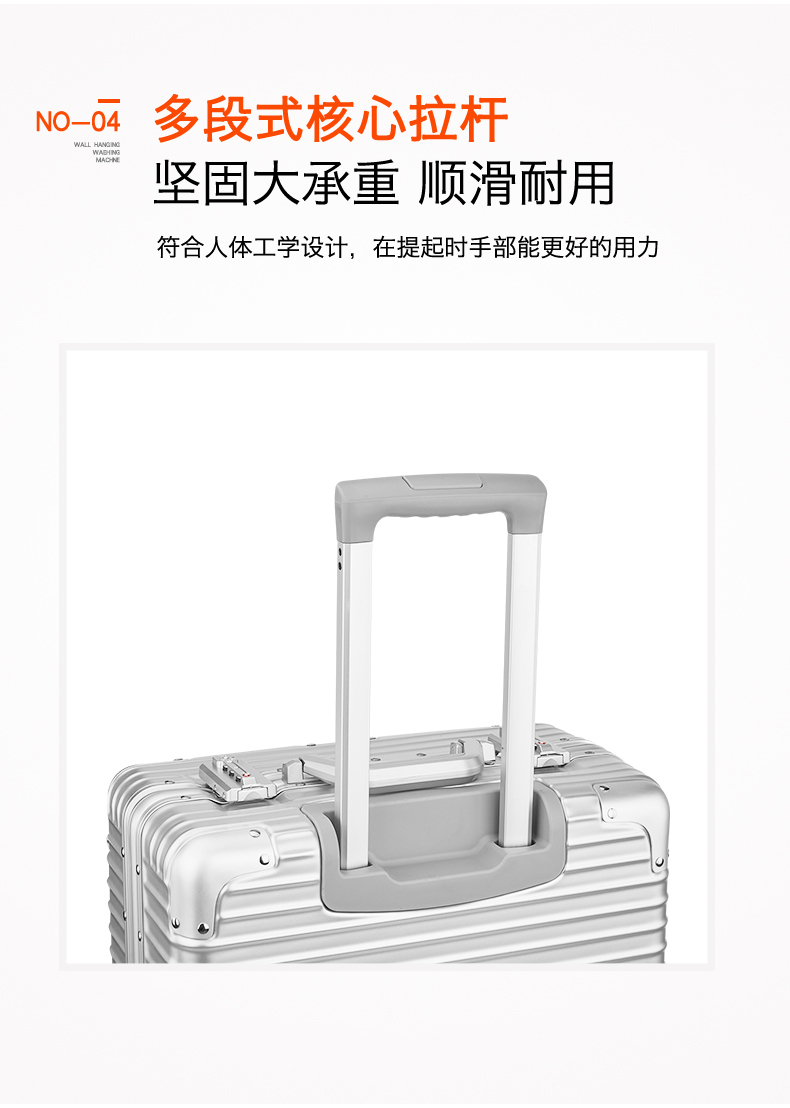 Khung nhôm vali nữ 18 inch trường hợp xe đẩy xách tay nam mật khẩu hộp mini 16 lên máy bay hành lý nhỏ - Va li vali kéo vải