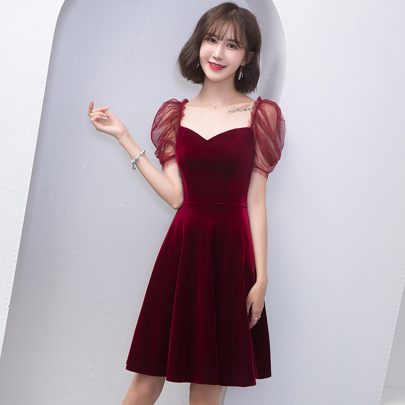 Robe de soirée manche bouffante - Ref 3210771 Image 3