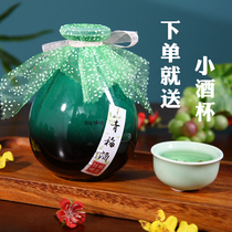 Plum wine girl fruit wine Peach blossom drunk lady low sweet wine high facial value girl wine net red wine fruit wine 500ml