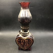 Antique Republic of China bronzes oil lamp holders lamps old-fashioned lighting home furnishings retro can be used