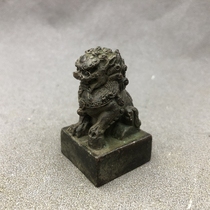 Antique miscellaneous lion seals copper seals home office unicorn seal ornaments