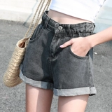 Tide, джинсовая юбка, шорты, штаны, брендовая летняя одежда, высокая талия, 2020, в корейском стиле, А-силуэт, свободный прямой крой