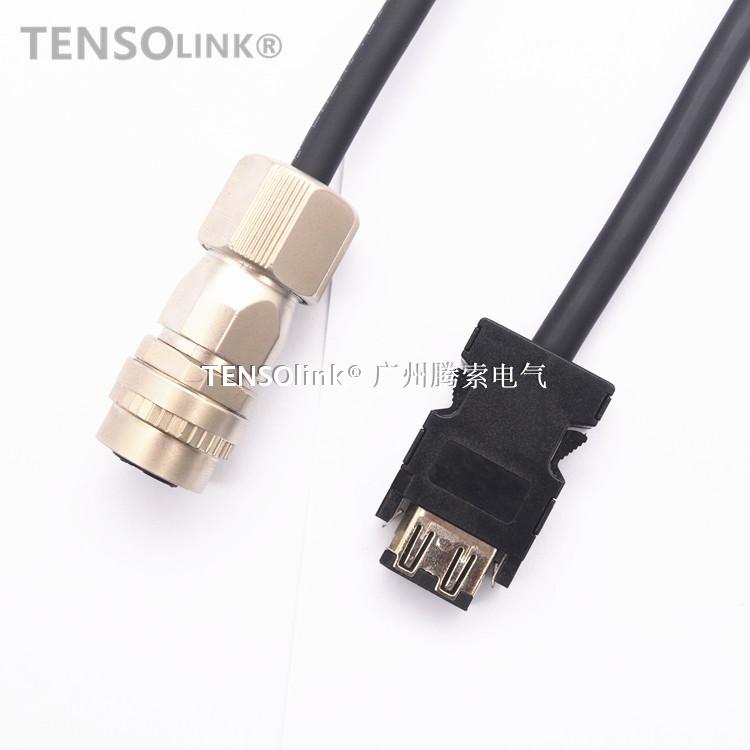 三菱伺服电机编码器线 电缆MR-J3ENSCBL5M-L 8 10 12M 15M 20M-L