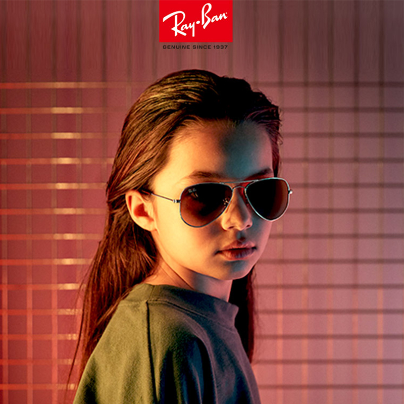 RayBan Ray-Ban children's sunglasses ORJ9506S pilot style fashion trend sunshade sunglasses for boys and girls