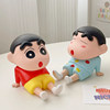 Crayon Shin-Chan Phone Stand Lazy Phone Holder Cute Desktop Ornament Figurine Model Toy Trendy Gift for Friends Fun Personalized Creative Phone Stand