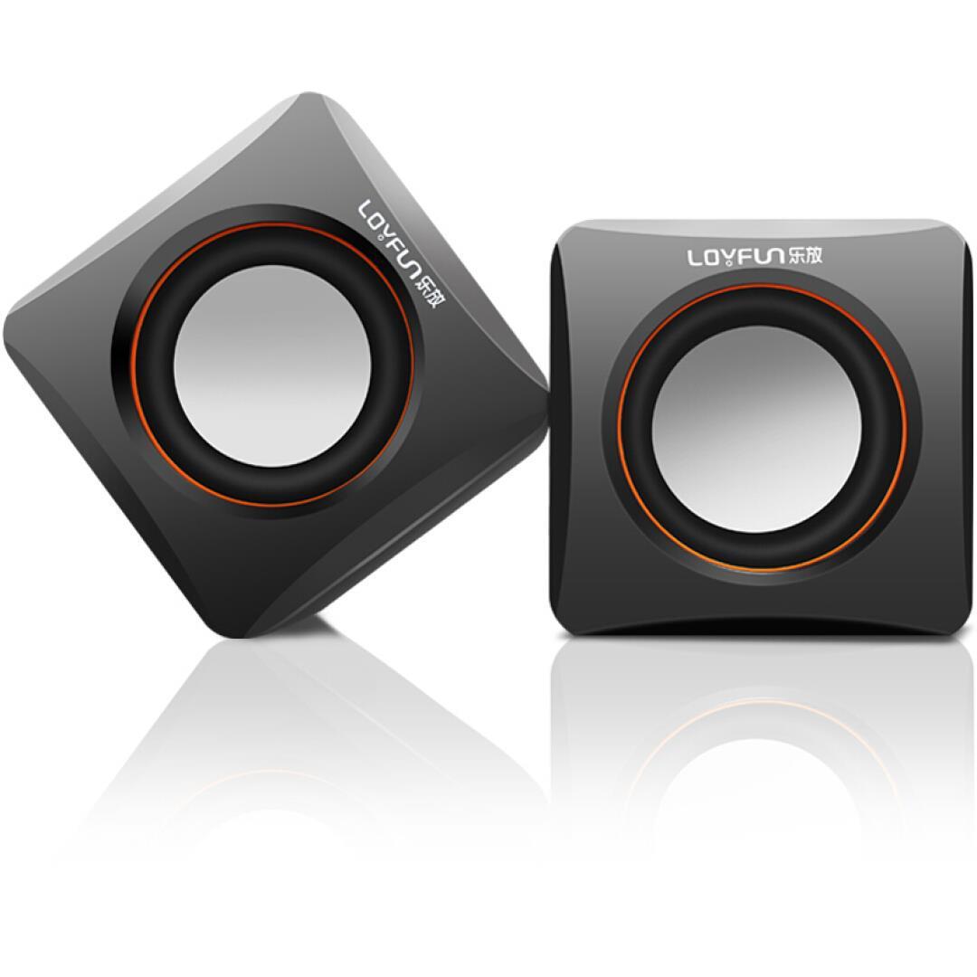 Leput LF-701 computer desk type machine desktop portable multimedia mini-speaker notes low sound cannons