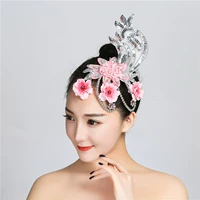 Темно -коричневый феникс Три розовая булавка