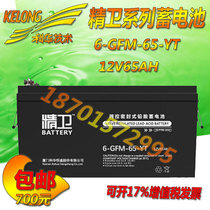 Seiwei storage battery 12V65AH lead-acid free maintenance storage battery 6-GFM-65-YT linked for three years