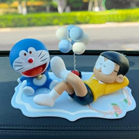 Nobita+смех дингданг+синий и белый шарик+синяя цветочная площадка