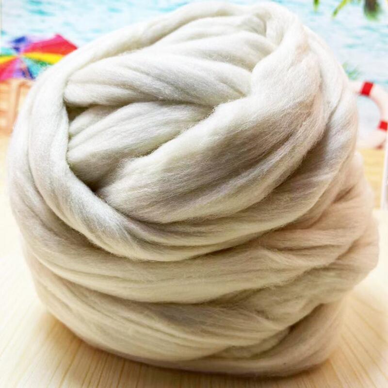 Wool Felt DIY Pure Wool 60S Strip Base Wool for Shaping and Filling, Cotton Yarn for Crafting