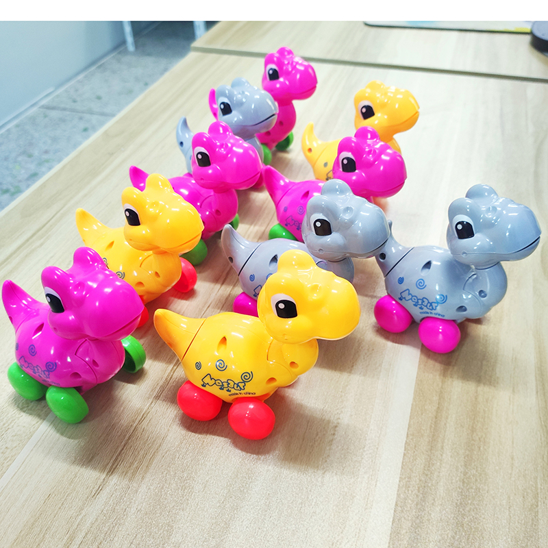 Clockwork Toys Upper Chord Small Dinosaur Cartoon Fun Baby Boy Men And Women Treasure 1234-year-old online Red Shaking Soundtrack Stall