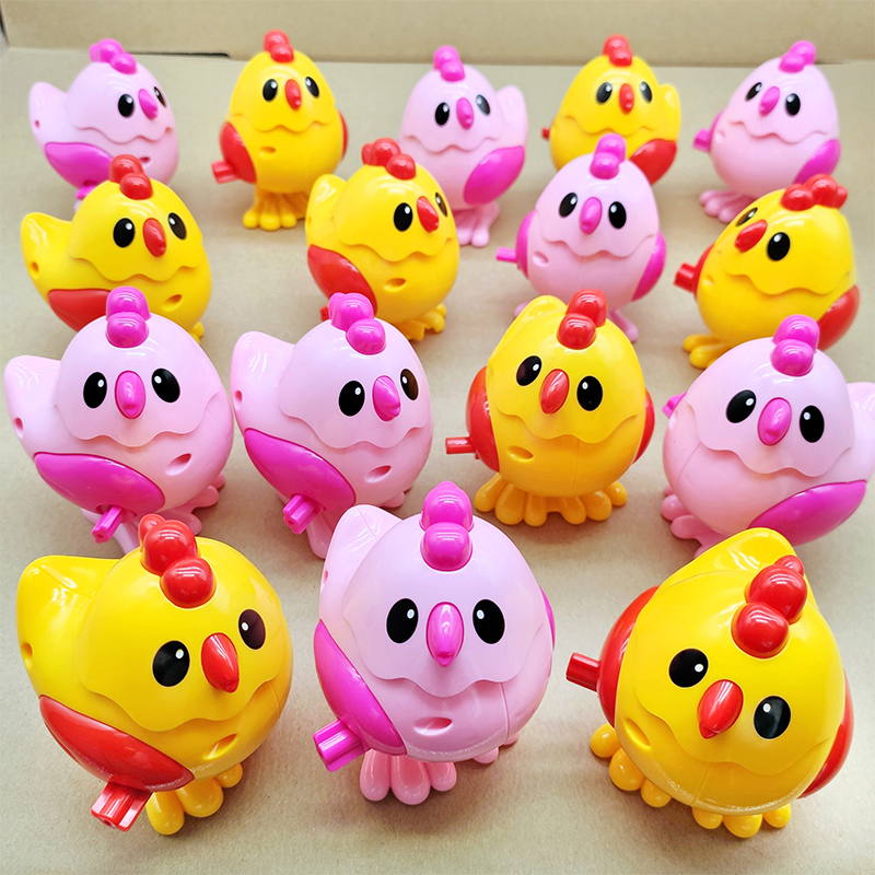 Upper Chord Hair Toys for men and women Puzzles of Puzzle Climbing for Animals Trampoline Jumping the Little Chicken Little 2-3-year-old online Red Ground Stall