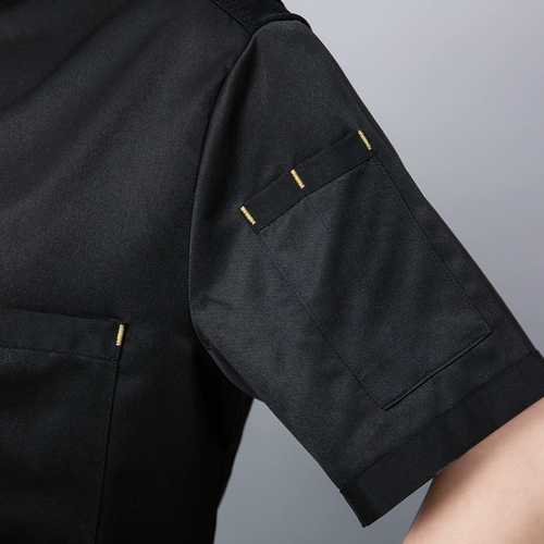 Шеф-повар костюмы с коротким рукавом дышащий сетчатый пот с потом