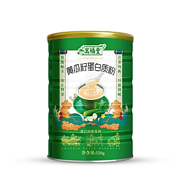 寓福堂补钙纯粉接黄瓜子籽粉320g