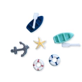 海洋系列滴胶手机壳贴片树脂配件船锚 diy奶油手机壳材料