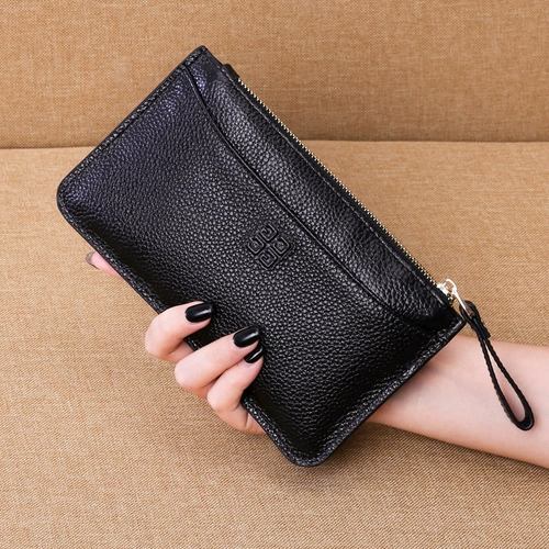 Кошелек, маленькая сумка клатч, короткий бумажник, маленькая небольшая сумка, ультратонкие монеты, из натуральной кожи