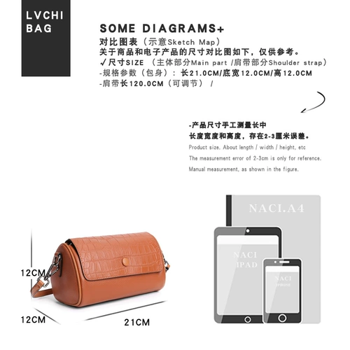 Подушка, сумка через плечо на одно плечо, из натуральной кожи, крокодиловый принт