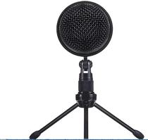 Amazon Basics Condenser Microphone with Tripod Compatible with Windows Mac Linux