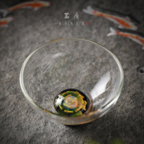 Creative Four Seasons Tea Cup Japanese Handmade Glass Cup Master Cup Female Personality Gift Home Kung Fu Tea Cup