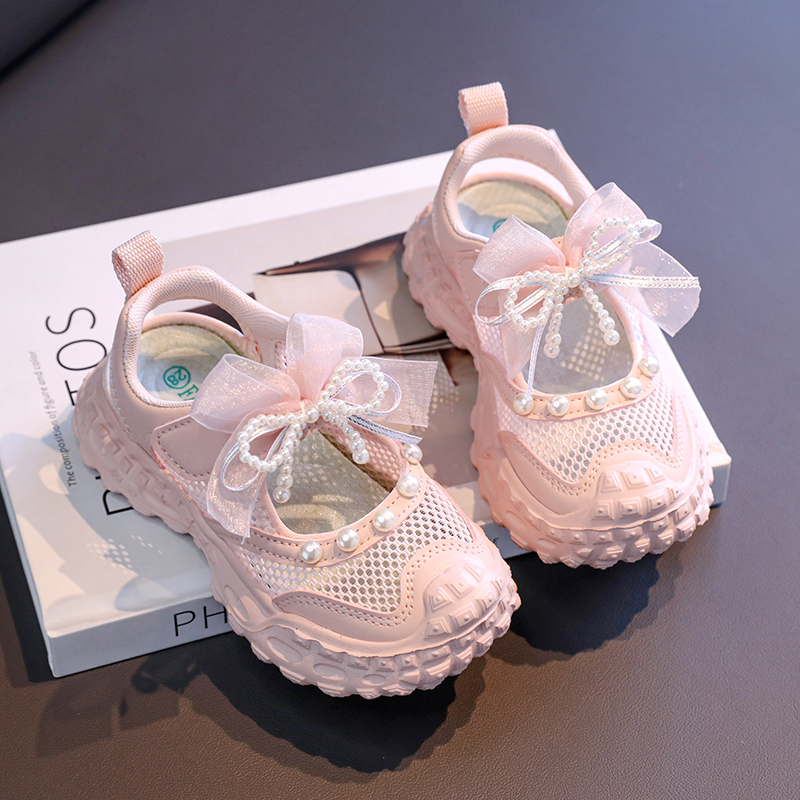 Girls' Shoes 2026 New Summer Breathable Little Girl Frame Shoes Single Mesh Shoes Princess Casual Children's Sports Shoes Girls' Shoes 2026 New Summer Breathable Little Girl Frame Shoes Single Mesh Shoes Princess Casual Children's Sports Shoes