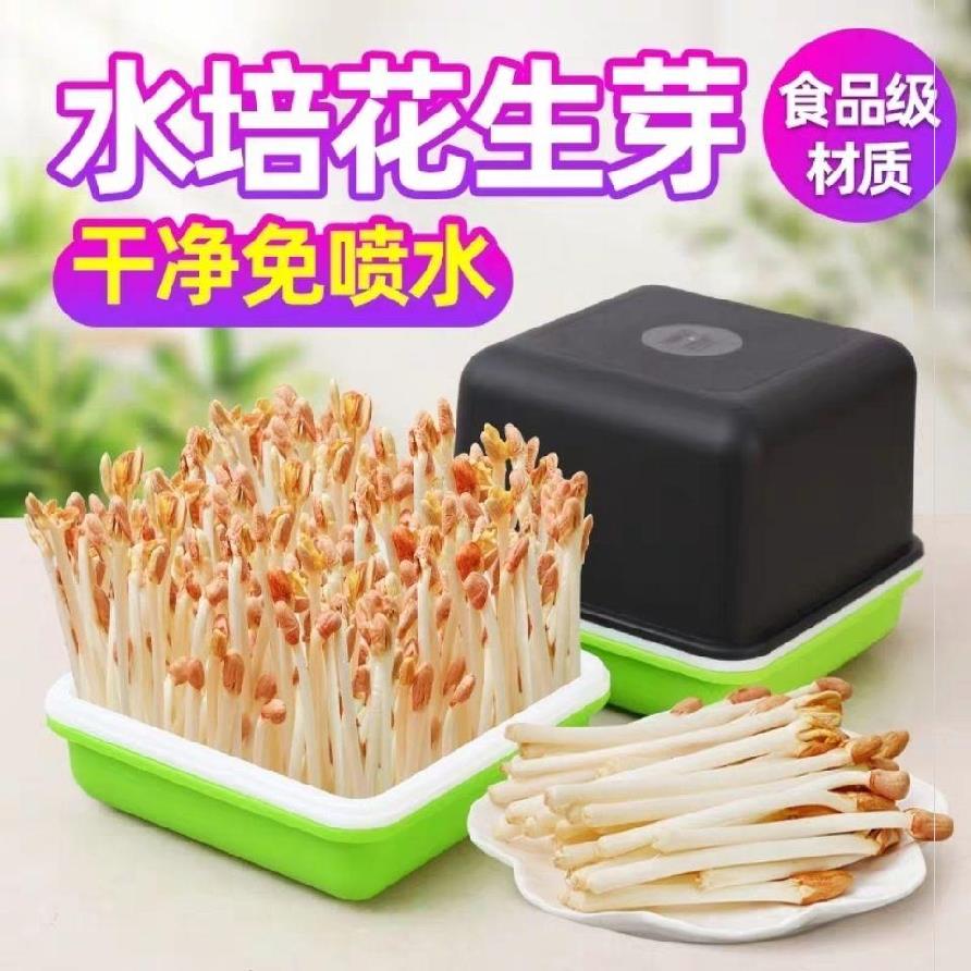 Seedling tray seedling pan plastic hydropony vegetable planting paper seed Peanut Bean Sprout Vegetable Family Equipment Breeding box