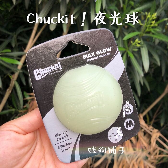 American Chuckit pet dog luminous toy ball night glow jumping ball hollow can float