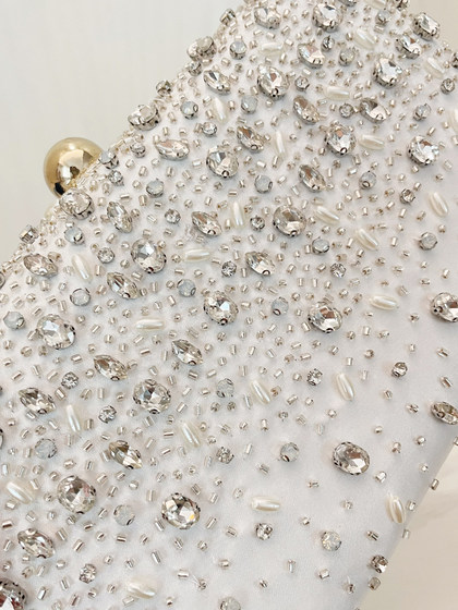 高端晚宴包高档手工珠绣名媛宴会手拿包礼服手提包婚礼小包旗袍包