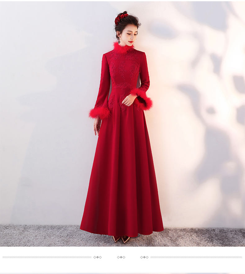Robe de soirée manchon de cloche - Ref 3213148 Image 16