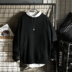 Cặp đôi áo len thời trang đường phố hip hop áo len bat phiên bản lỏng lẻo nam và nữ áo len oversize dòng áo khoác áo cardigan nam Cardigan