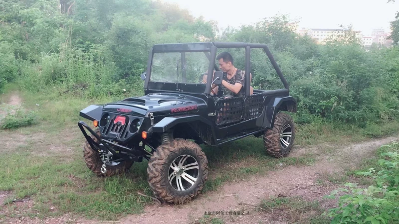 Xe mô tô xăng mới Wrangler Jeep tất cả các địa hình off-road karting bốn bánh lái xe máy tốc độ vô cấp utv