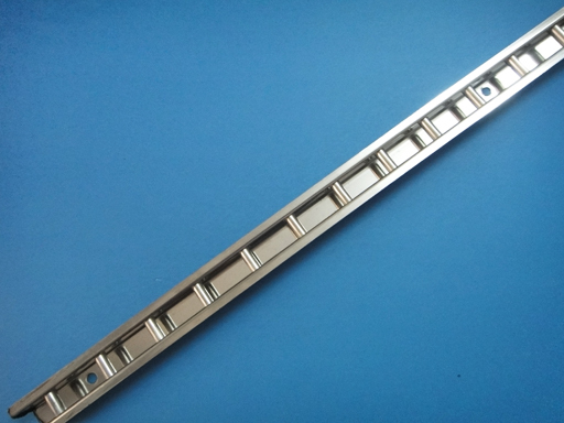 Steel ladder column Trapezoidal column Stainless steel steel return ladder column Vertical stripe board clothing shelf A column wall rail
