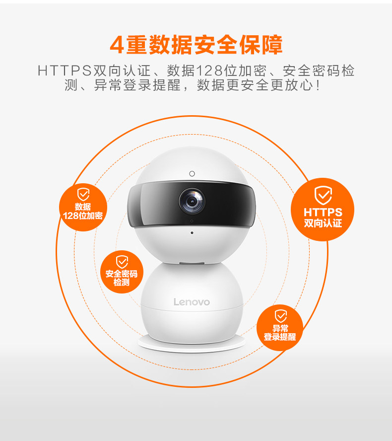 联想 看家宝 智能摄像头 无线WiFi 1080P 图5