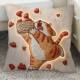 ຮູບແບບຮ້ອນການປິ່ນປົວ cat ພິມ pillow cushion core ຫ້ອງ sofa car super soft cushion ຖອດອອກໄດ້ແລະ washable