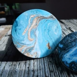 Отказаться от волн без джаленбу -самостоятельной оригинальной личностной монеты керамическая круговая теплоизоляционная панель чай